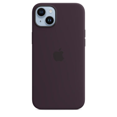 Apple Silicon Case with Magsafe for iPhone 14 Plus - Elderberry